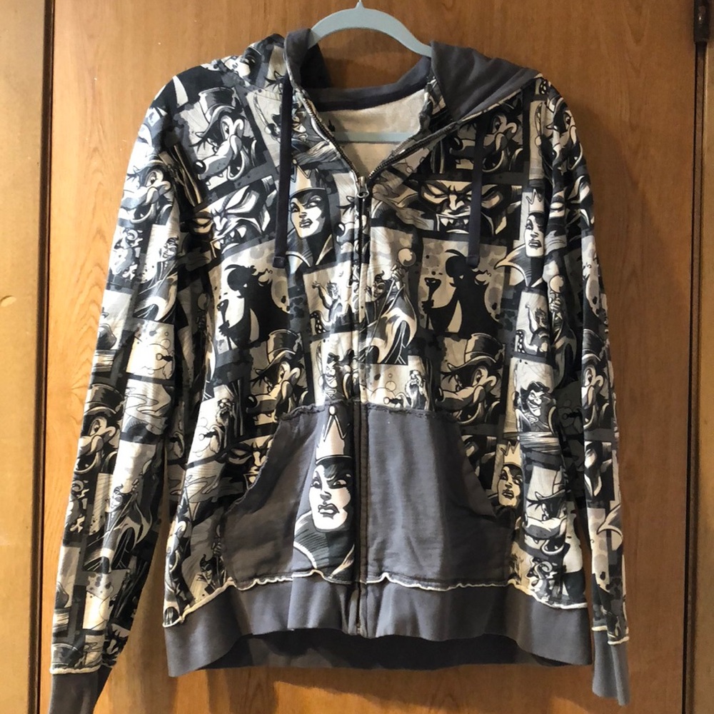 Disney Villains Hoodie Comic Style
